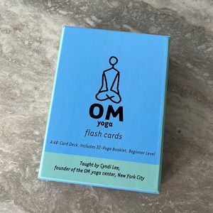 OM yoga flash cards
